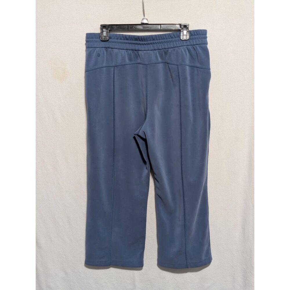 Lululemon Softstreme High-Rise Straight Leg Crop Blue Women's Size 12 - Picture 2 of 9